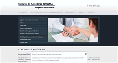 Desktop Screenshot of concurso-de-acreedores-de-liquidacion.com