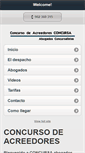 Mobile Screenshot of concurso-de-acreedores-de-liquidacion.com
